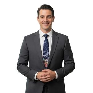 Vintage Atlas Design Disney Mickey Mouse Santa Silk Tie